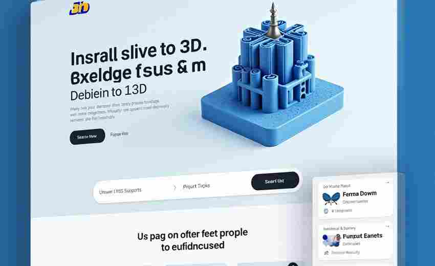 网站如何通过3D建模技术提升视觉吸引力与用户参与度